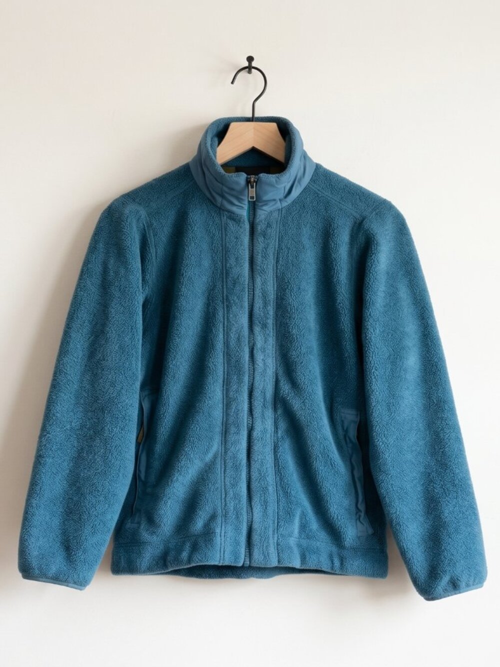 Patagonia Vintage Synchilla Blue Full Zip Fleece Jacket Made in USA Size S